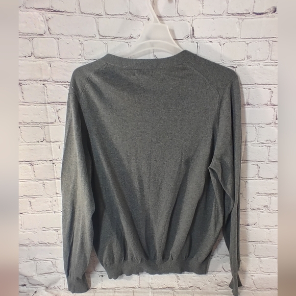 Croft & Barrow Mens XXL Cardigan Grey Preppy Sweater - Picture 2 of 13